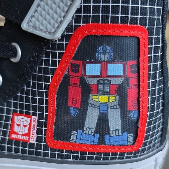 Converse Limited Edition Transformers Black High-Tops All Star Sneakers - Picture 7 of 10